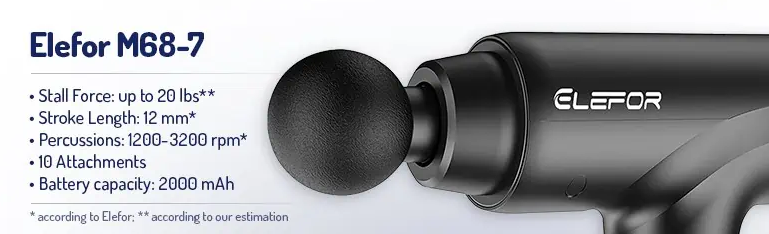 Elefor massage gun user manual